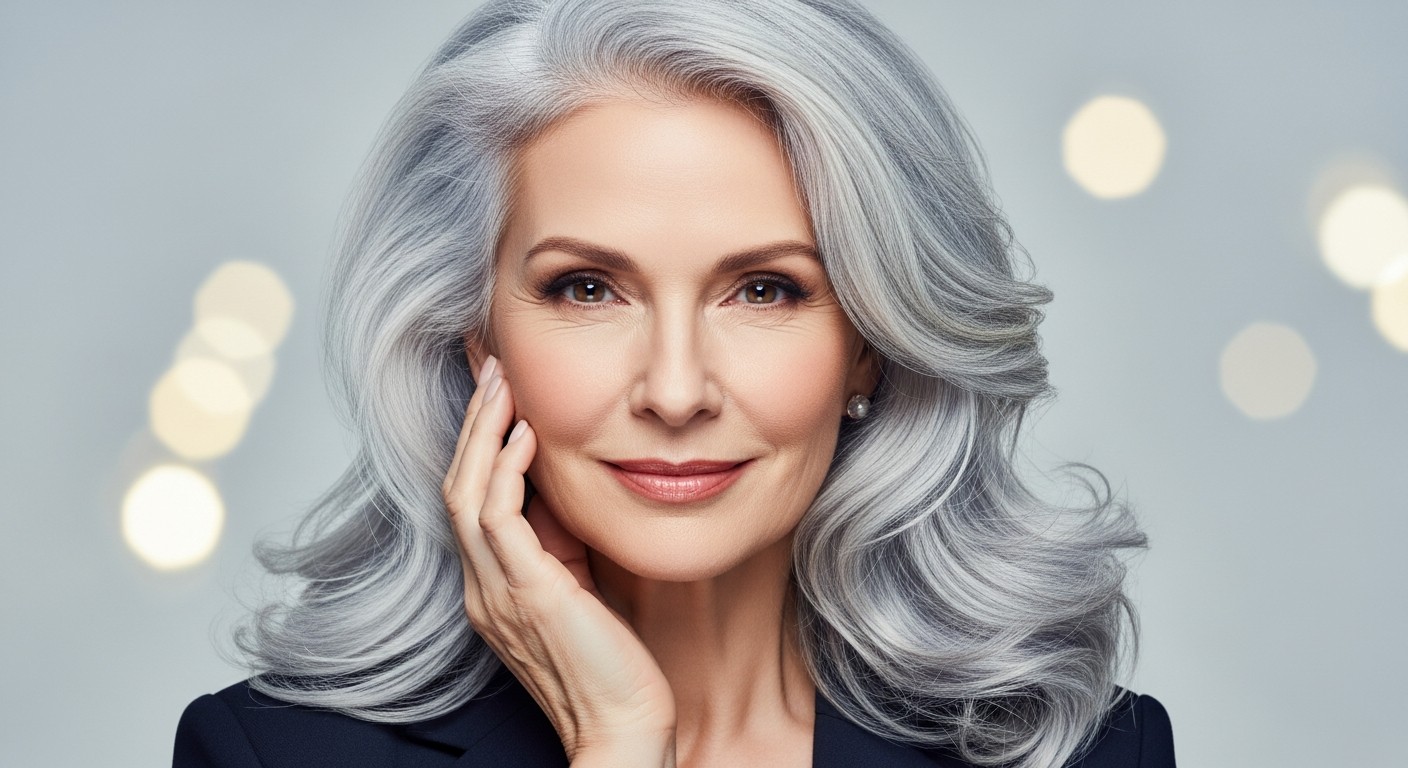 Coloration cheveux blancs